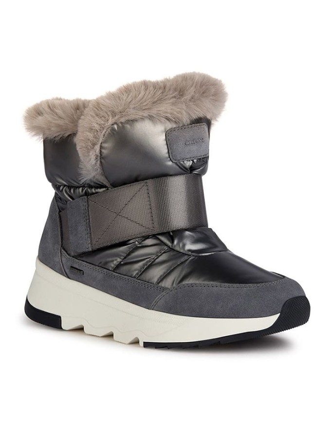 Geox Botki zimowe "Falena" w kolorze szarym rozmiar: 39