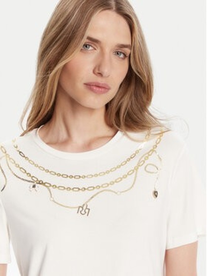 Rinascimento T-Shirt CFC0125707003 Biały Regular Fit