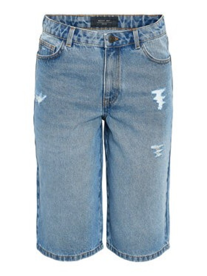Noisy May Szorty jeansowe Welsie 27034305 Niebieski Regular Fit