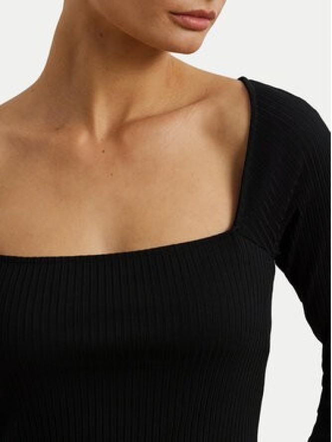 LAUREN RALPH LAUREN Sukienka dzianinowa 200978539001 Czarny Slim Fit