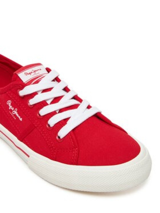 Pepe Jeans Tenisówki Brady Basic W PLS31287 Czerwony