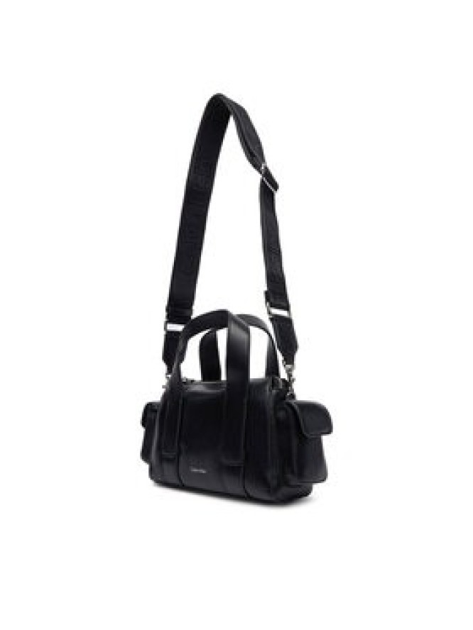 Calvin Klein Torebka Webbing Strap Pocket Bag LV04F3291G Czarny
