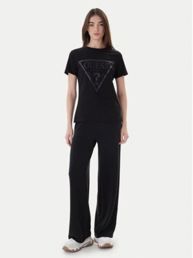 Guess T-Shirt V2YI07 K8HM0 Czarny Regular Fit