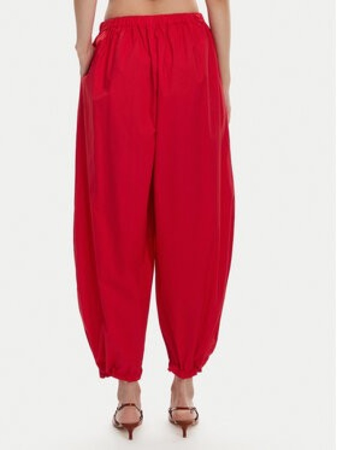 PINKO Spodnie materiałowe 105210 A2LD Czerwony Relaxed Fit