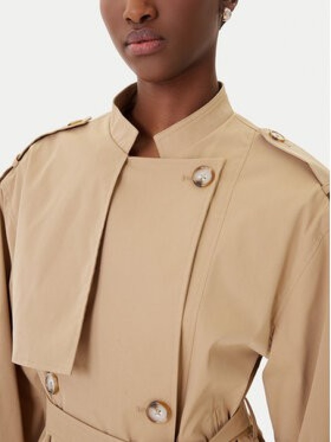 Rinascimento Płaszcz przejściowy CFC0124670003 Beżowy Regular Fit