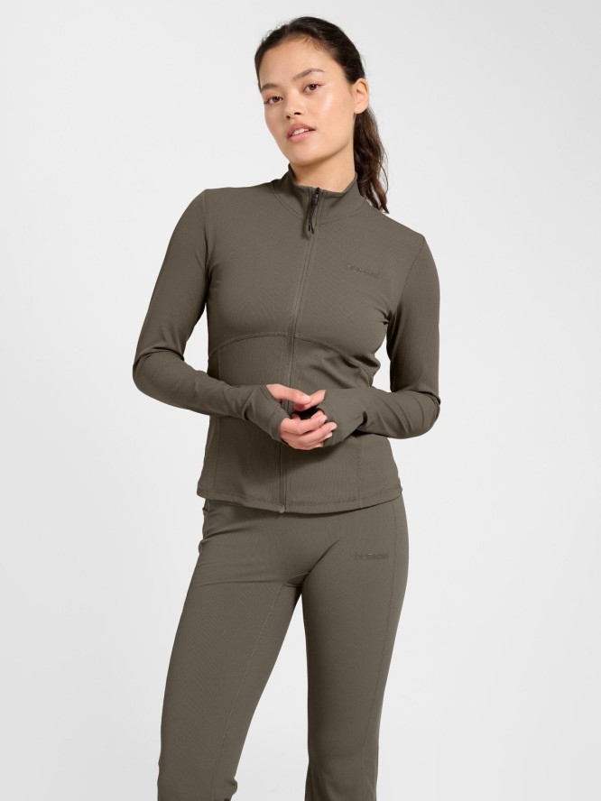 Damska bluza dresowa zapinana na zamek Hummel Prima