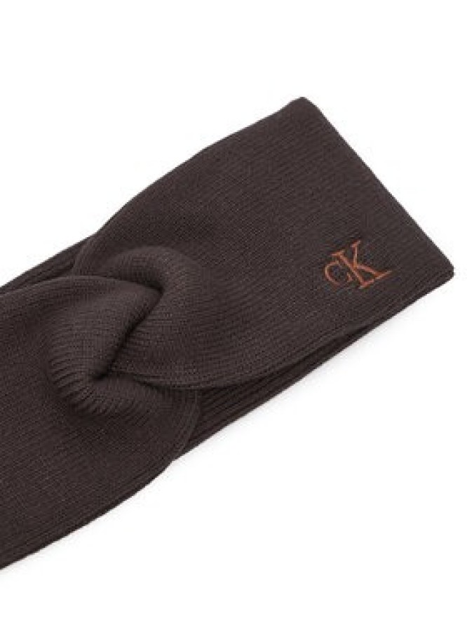 Calvin Klein Opaska materiałowa Fine LV04F8019G Brązowy ciemny