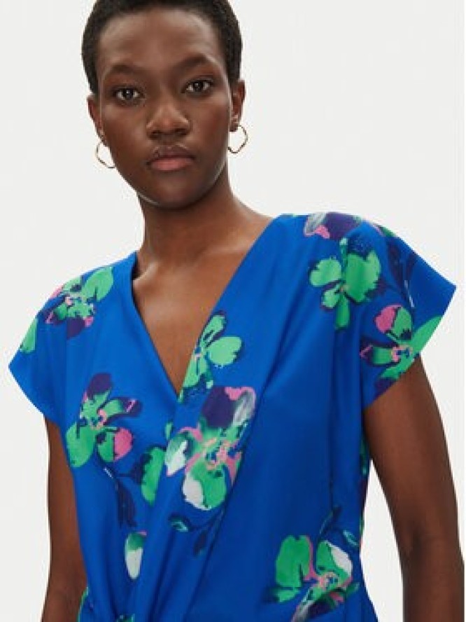 Morgan Bluzka 251-OUZO.F Niebieski Regular Fit