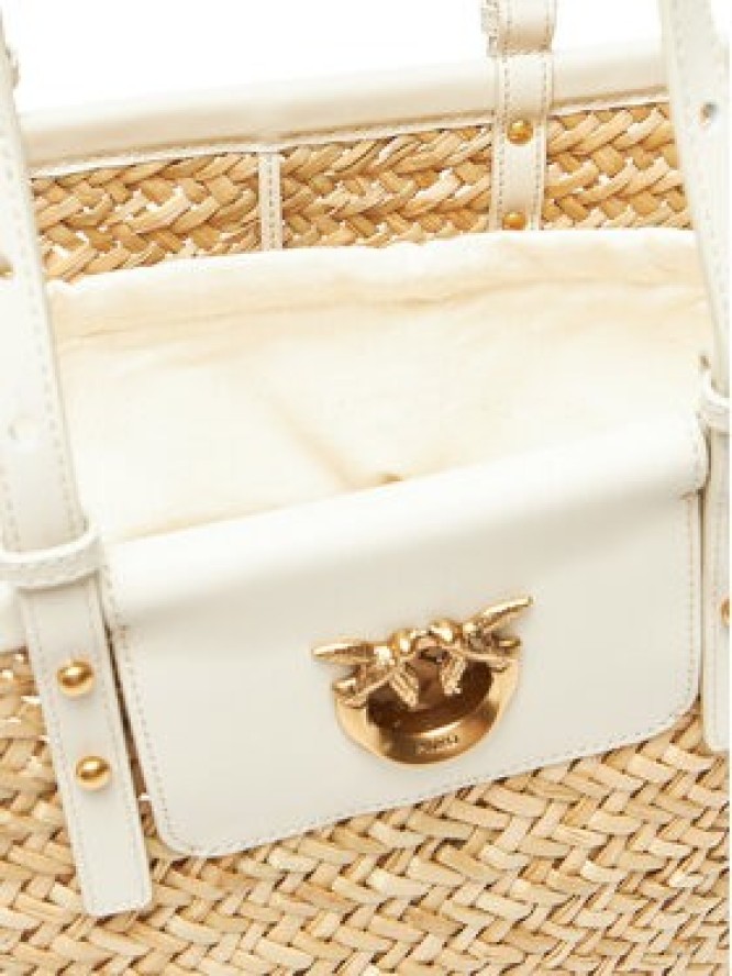 PINKO Torebka Love Summer Basket PE 25 PLTT 103324 A1RL Beżowy