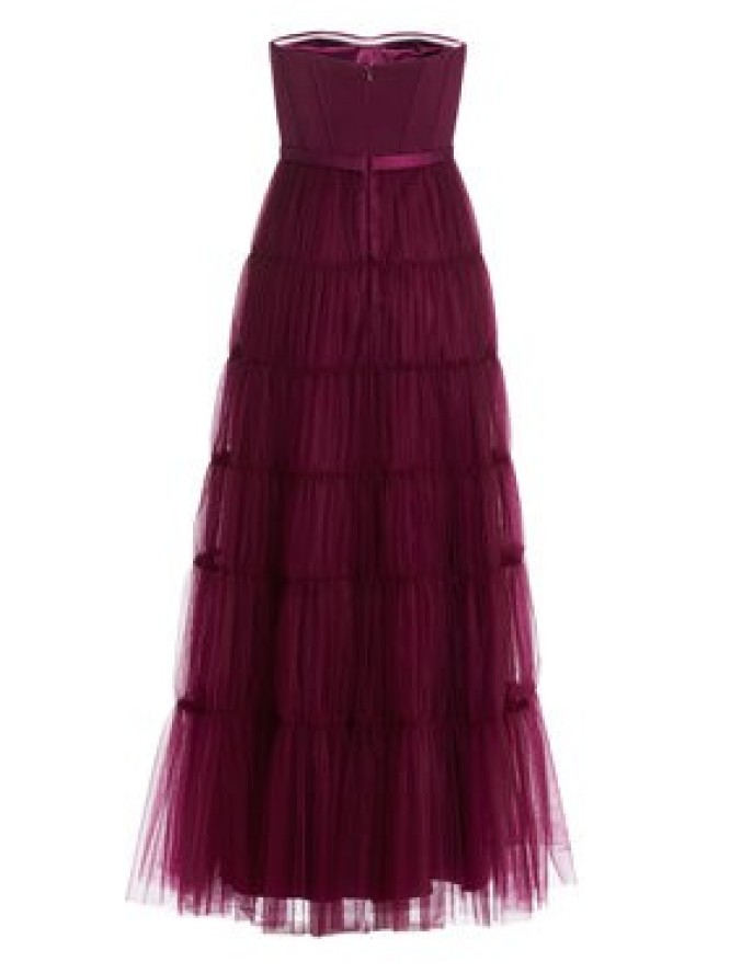 Hey Kyla Sukienka wieczorowa 5AJ009HK Bordowy Regular Fit