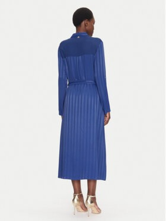 Fracomina Sukienka koszulowa FS25SD3002W413N8 Niebieski Regular Fit