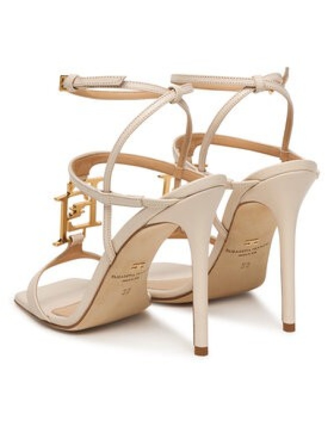 Elisabetta Franchi Sandały SA07B61E2 Écru
