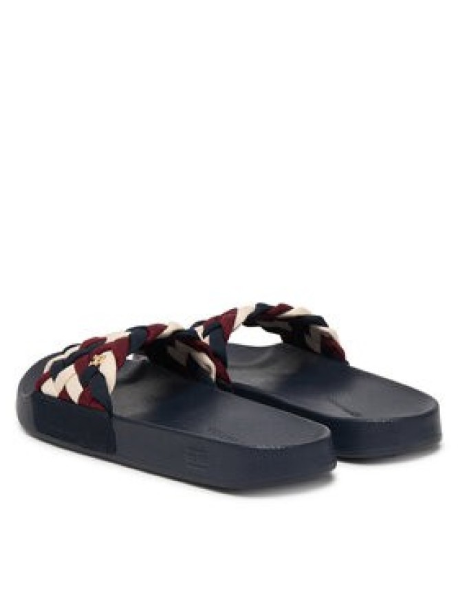 Tommy Hilfiger Klapki Th Braided Pool Slide FW0FW09203 Kolorowy