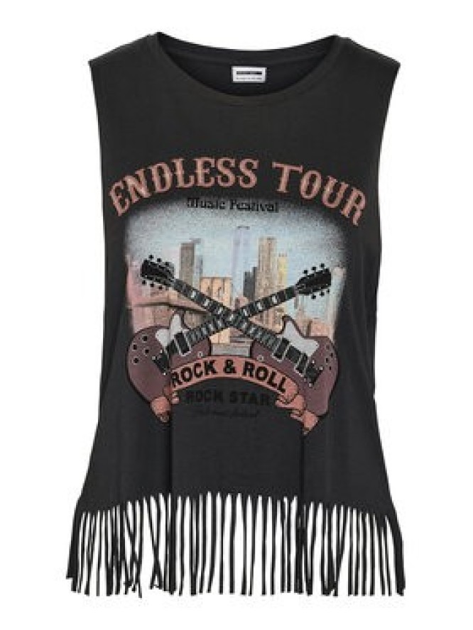 Noisy May Top Max 27034418 Szary Loose Fit