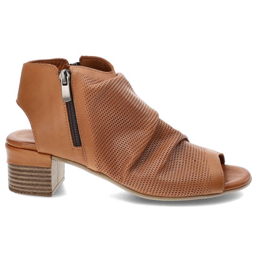 Brązowe Sandały Venezia Stylowe Buty Damskie