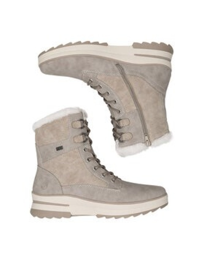 Remonte Botki D2B73-40 Beżowy