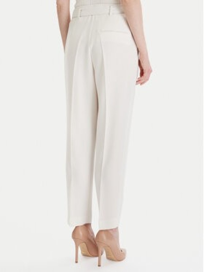 Boss Spodnie materiałowe Tapiah 50490037 Écru Relaxed Fit