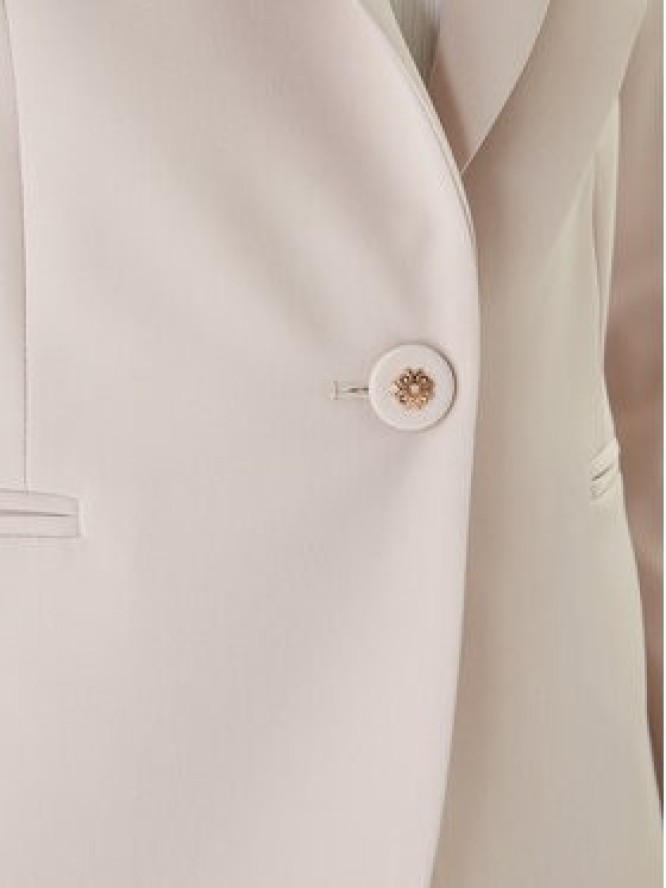 Rinascimento Marynarka CFC0127895003 Beżowy Slim Fit