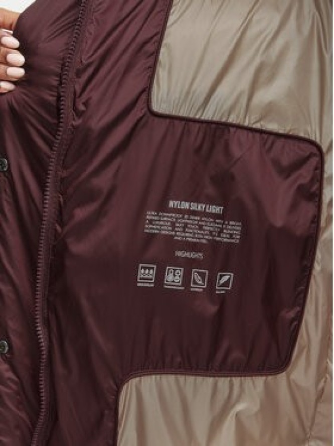 Hetregó Kurtka puchowa Karen 8R605 26WD02 Bordowy Relaxed Fit