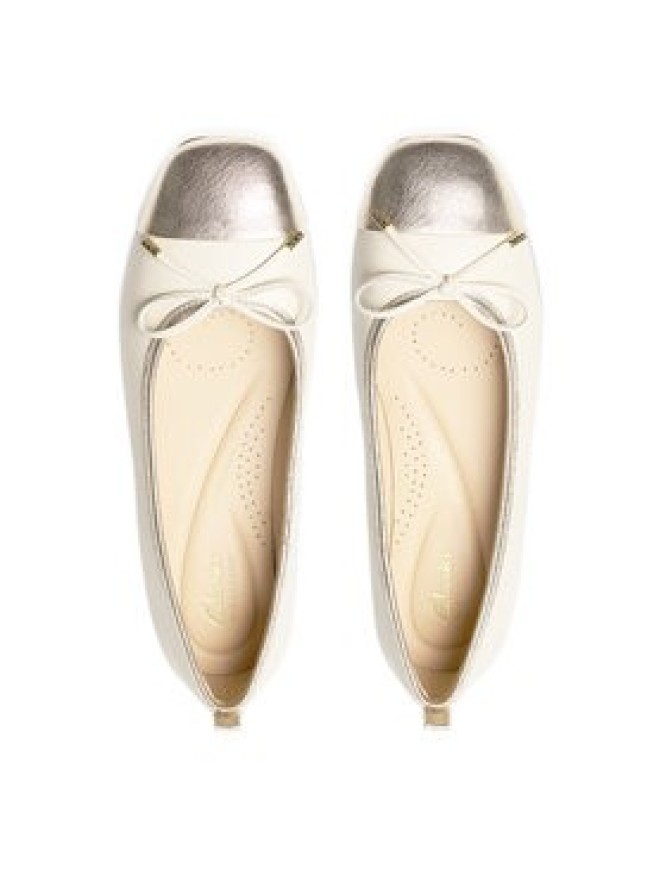 Clarks Baleriny Ubree15 Poppy 26181326 Beżowy