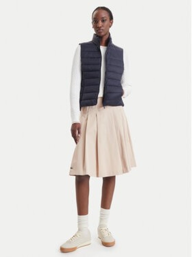 Lacoste Spódnica plisowana JF8319 Beżowy Regular Fit