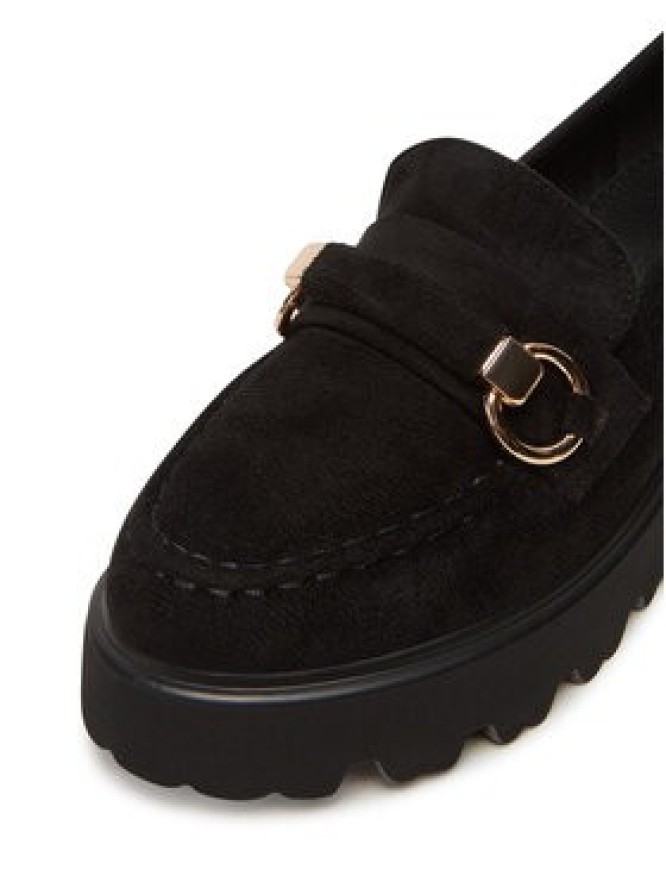 DeeZee Loafersy LE601-4 Czarny