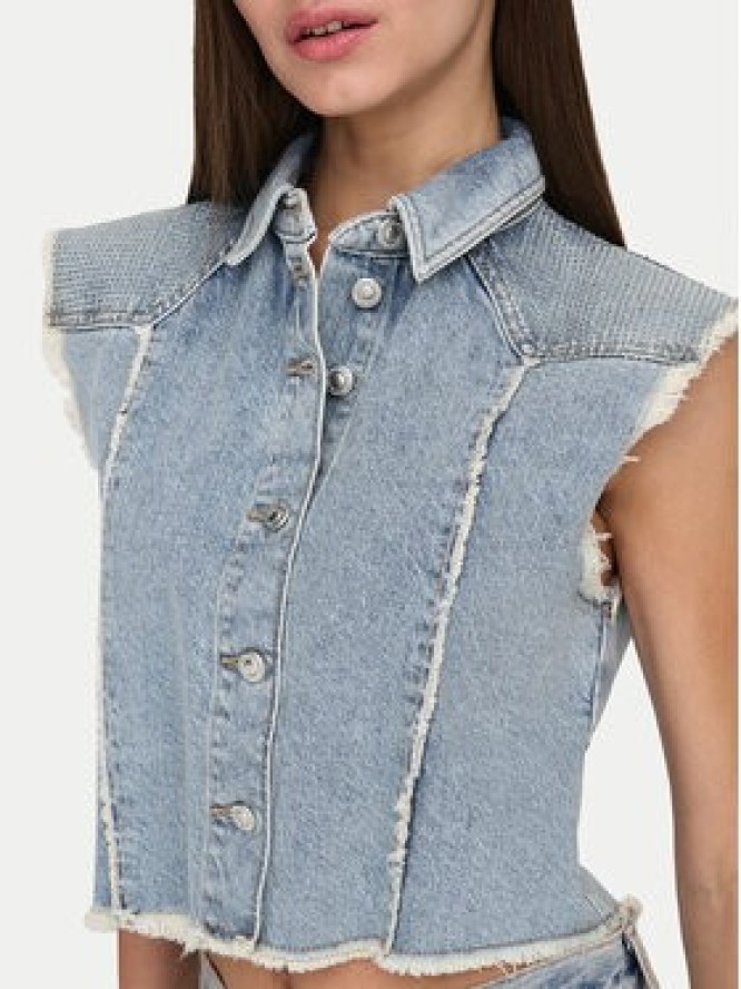 ONLY Kamizelka Hollywood 15341021 Niebieski Regular Fit