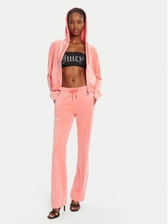 Juicy Couture Spodnie dresowe Tina JCAPW045 Pomarańczowy Regular Fit