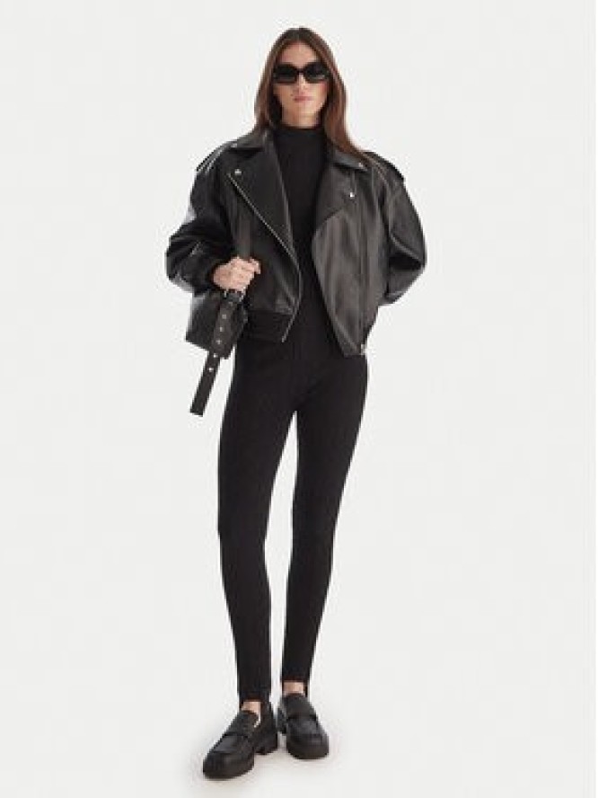 MICHAEL Michael Kors Legginsy MF530W7JWV Czarny Slim Fit