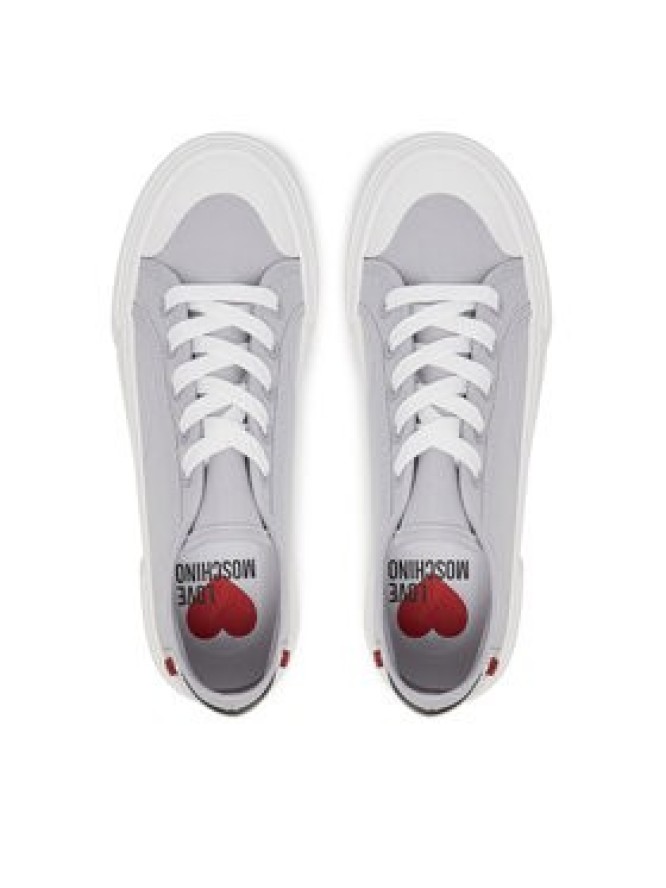 LOVE MOSCHINO Trampki JA15012G0MJP0010 Szary
