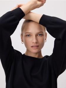 Bluza z modalem - czarny