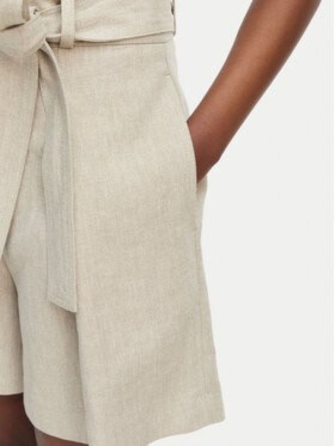 BOSS Szorty materiałowe Tojuna 50558545 Beżowy Relaxed Fit