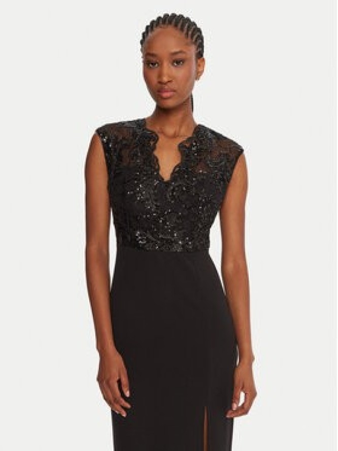 Rinascimento Sukienka wieczorowa CFC0020083002 Czarny Slim Fit