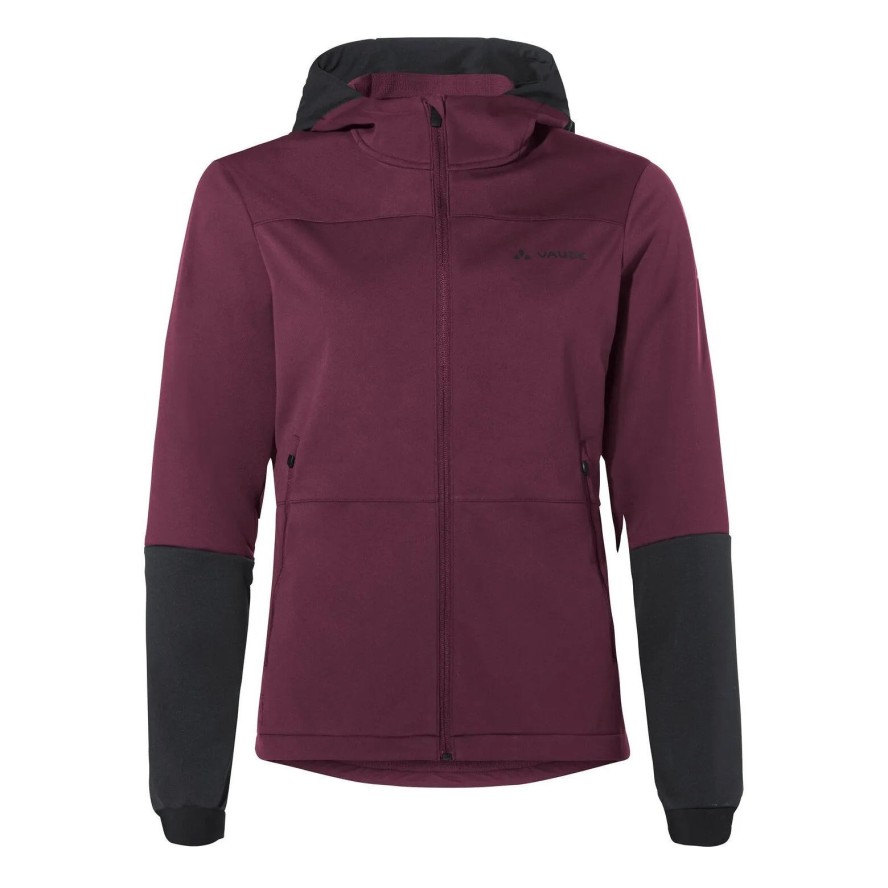 Damska bluza dresowa z kapturem VAUDE Qimsa Softshell