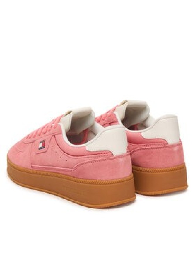 Tommy Jeans Sneakersy The Greenwich Edge Max Suede EN0EN02989 Różowy