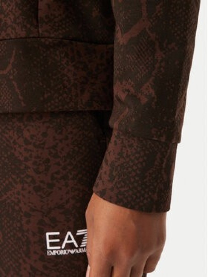 EA7 Emporio Armani Bluza 7W001415 AF26043 F6007 Brązowy ciemny Regular Fit