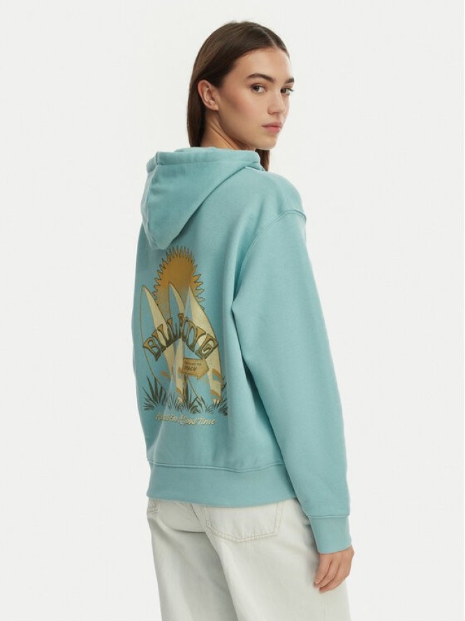 Billabong Bluza Ready And Set EBJSF00184 Turkusowy Loose Fit