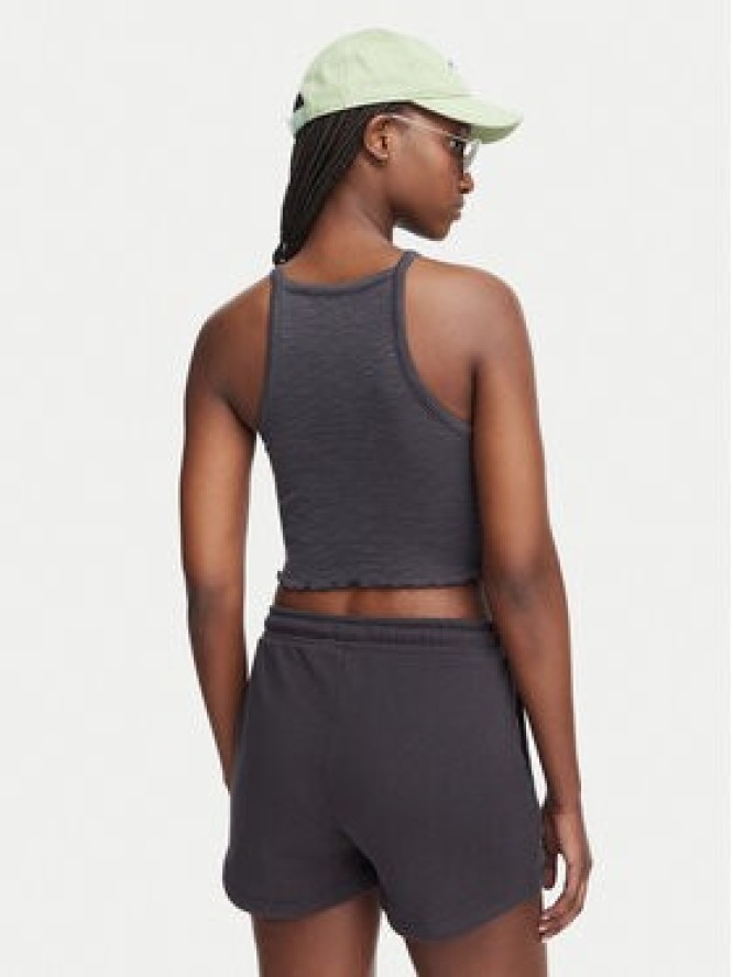 Roxy Top As I Am ERJKT04278 Szary ciemny Slim Fit
