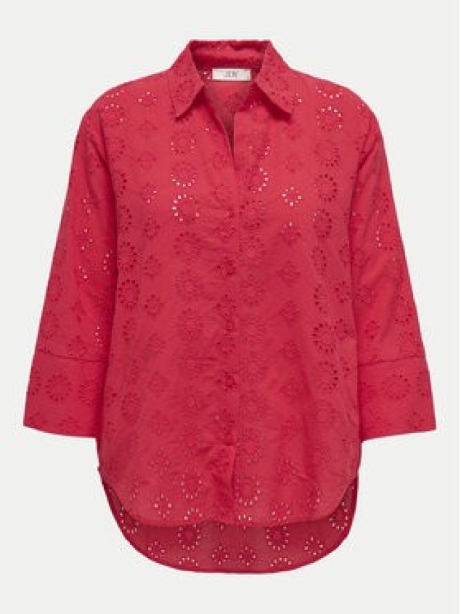 JDY Koszula Tallie 15292179 Czerwony Regular Fit
