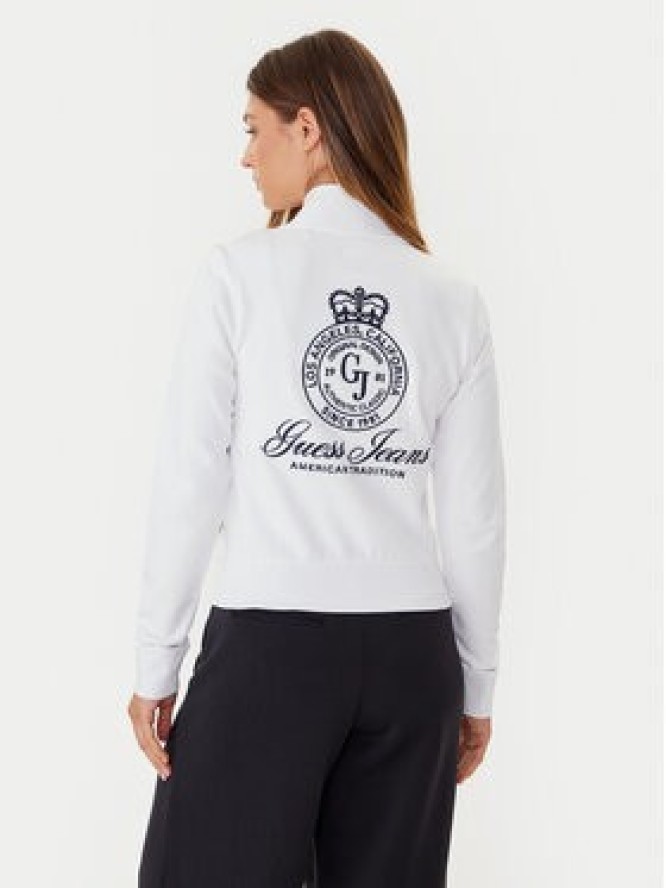 Guess Jeans Bluza W5YQ17 K68I4 Biały Regular Fit