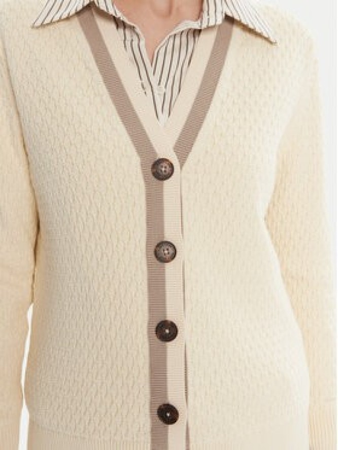 Gant Kardigan 4805343 Écru Regular Fit