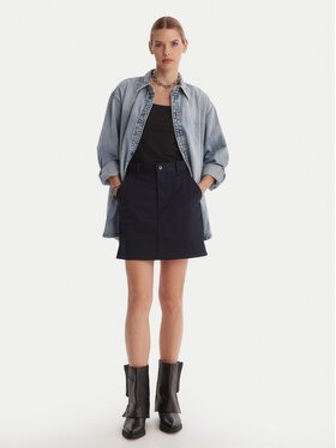 G-Star Raw Koszula jeansowa D26853-D536-G339 Niebieski Oversize