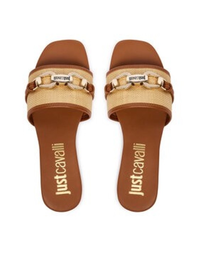 Just Cavalli Klapki 80RA3S81 ZSE61 Brązowy