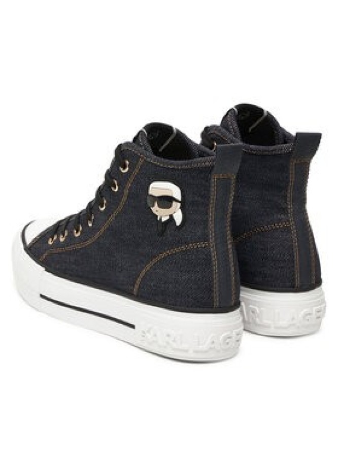 KARL LAGERFELD Trampki KL60444D Granatowy