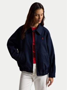 Polo Ralph Lauren Kurtka przejściowa 211A96311002 Granatowy Oversize