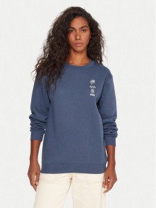 Roxy Bluza Surf Stoked ERJFT05018 Niebieski Regular Fit