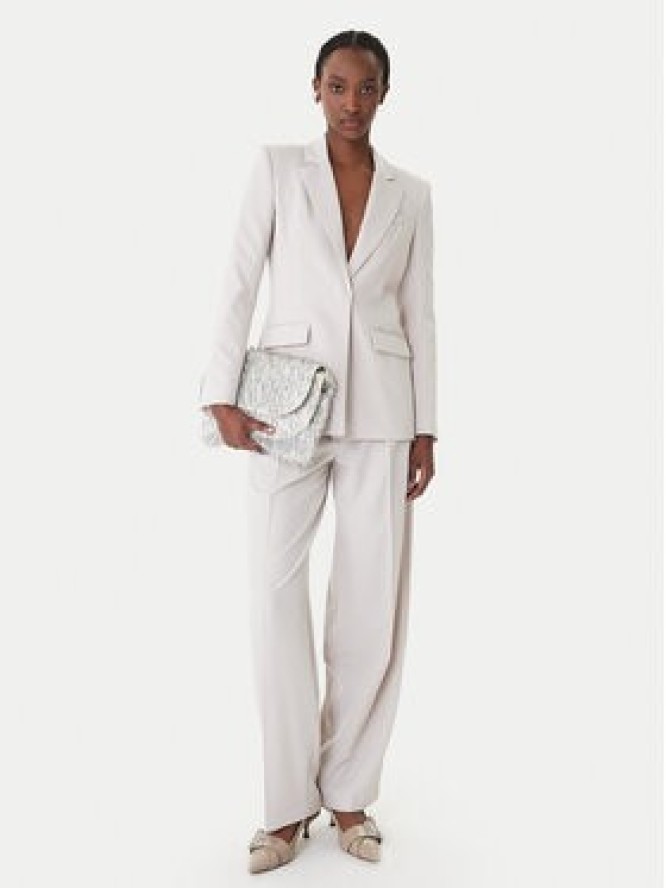 Patrizia Pepe Spodnie materiałowe 8P0794/A498-S748 Szary Regular Fit