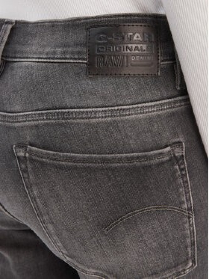G-Star Raw Jeansy D05175-A634 Szary Skinny Fit