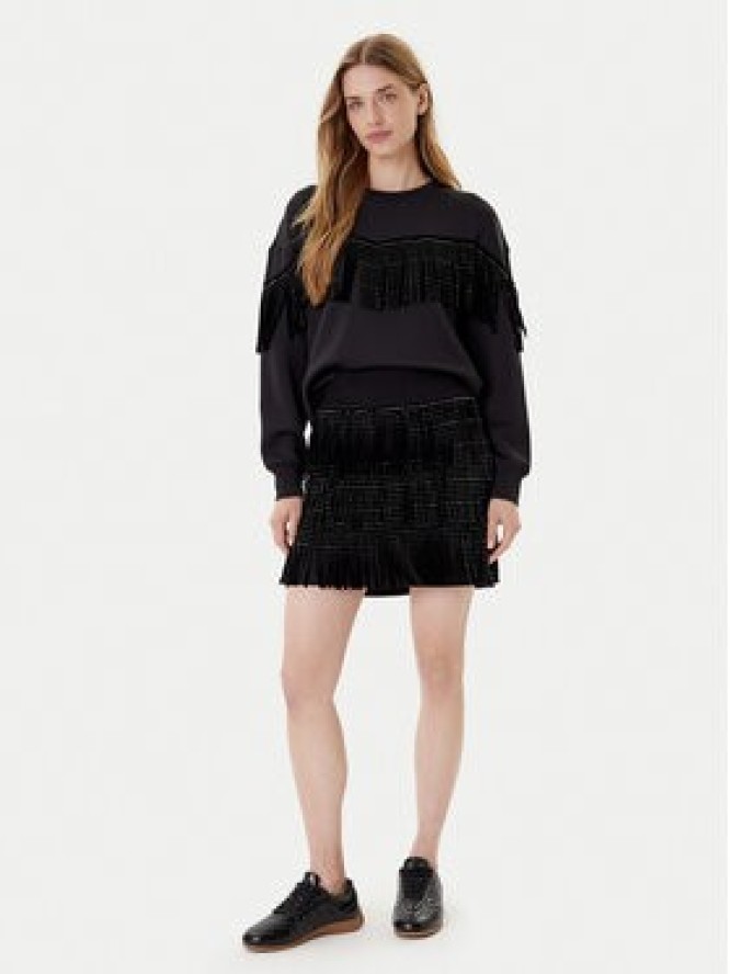 DKNY Spódnica mini P53N6C59 Czarny Regular Fit