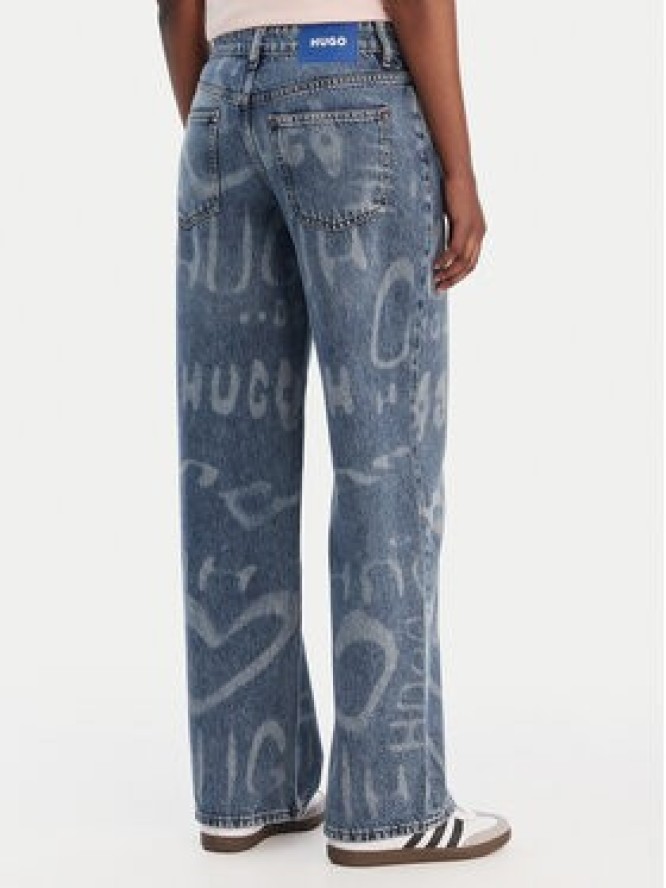 HUGO Jeansy Gamala 50553051 Niebieski Baggy Fit